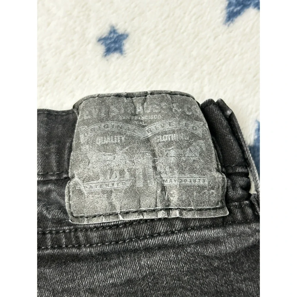 Levis 511 Jeans Mens 32x28 Black Slim Fit WaterLess Stretch Denim Pants